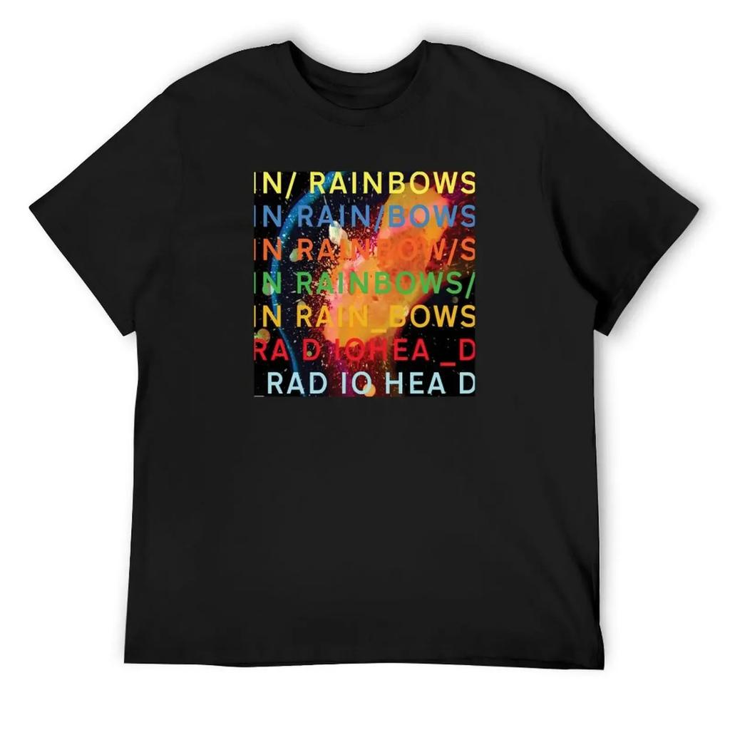 In Rainbows For Men & Women T-Shirt Summer 2025 Kawaii Clothes Boys Animal Print Mens Plain T Shirts