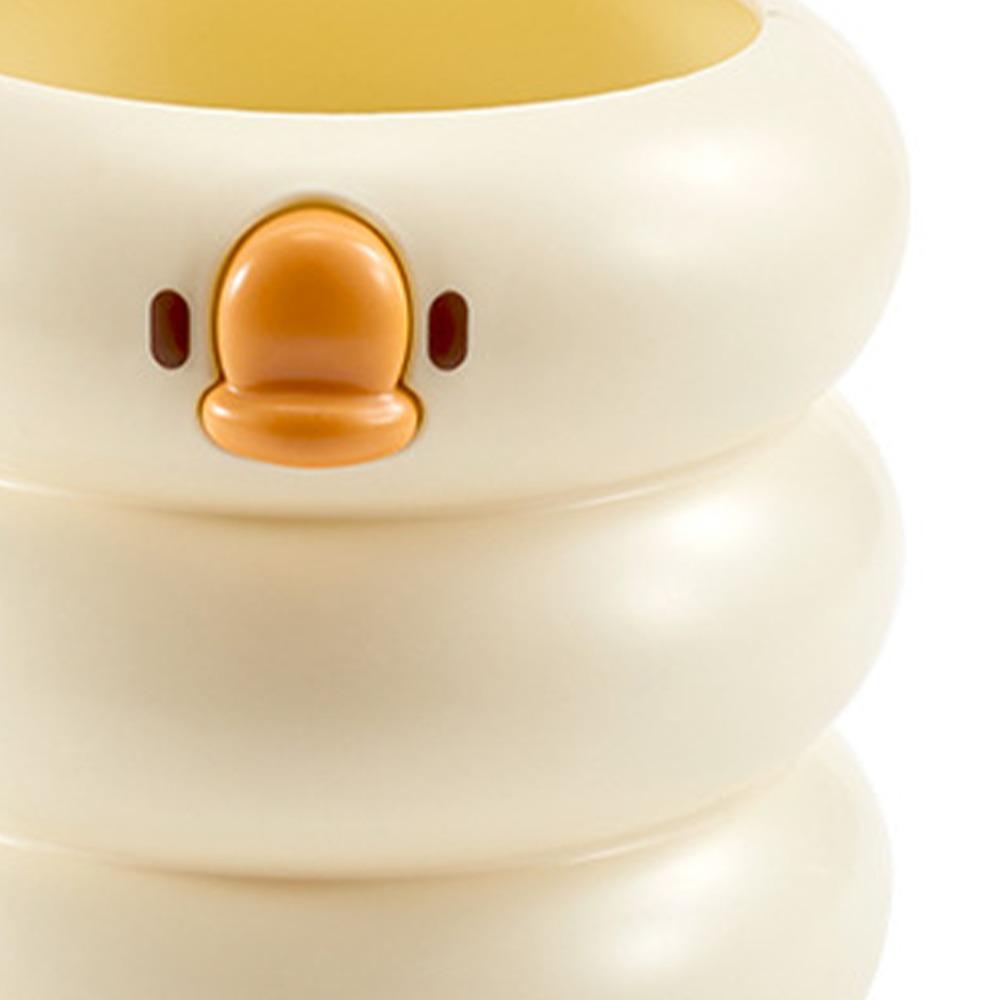 Cute Desktop Pencil Holder Cartoon Duck Desk Pen Holder Office Supplies Pencil Cup Pot Student Use
