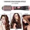 Hair Dryer Brush 2 In 1  Air Spin Brush Curling Straightening Styling Auto-Rotating Ionic Round Blow Hair Dryer Volumizer