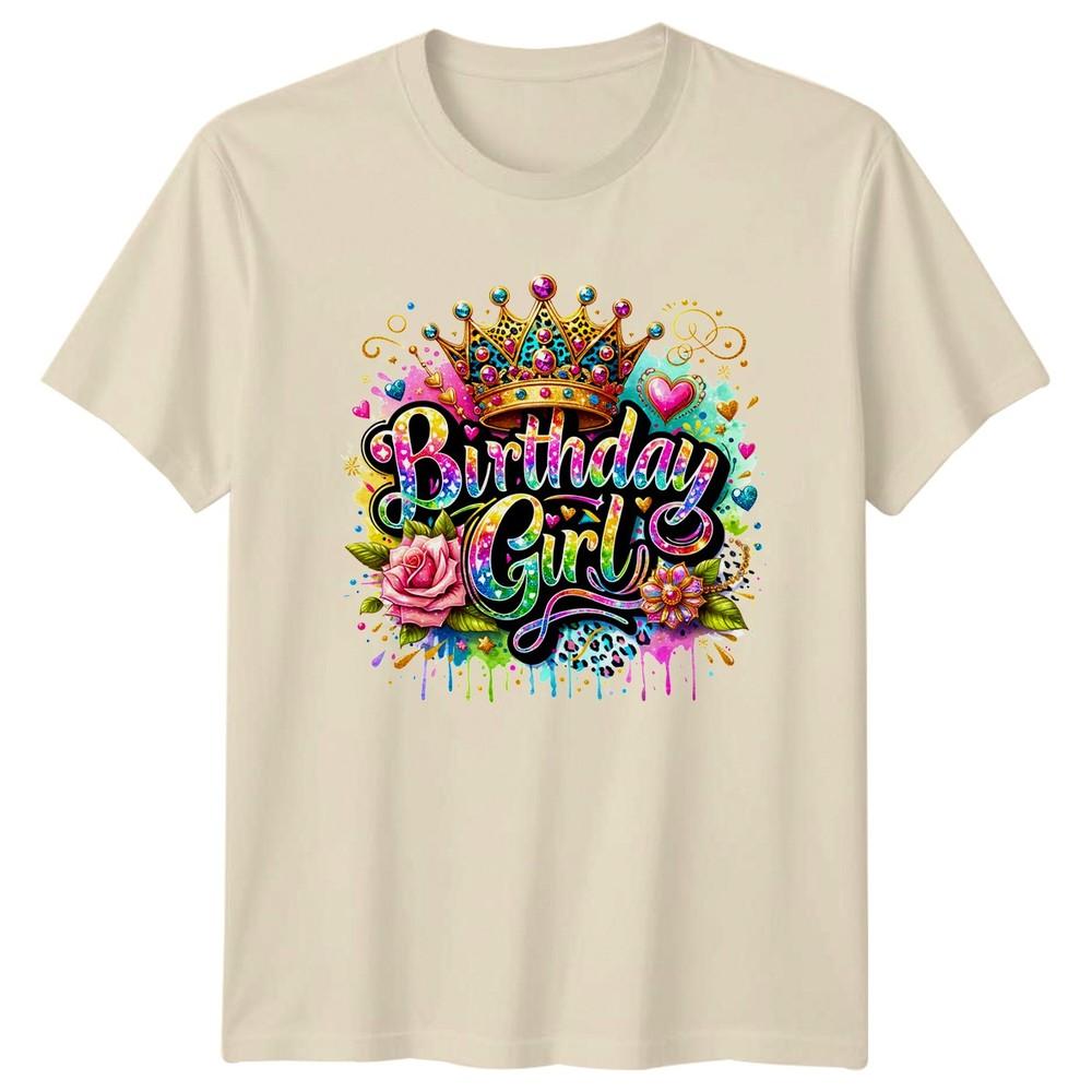 Birthday Girl Celebrations Birthday Unisexs TShirt Unisexs Tee Graphic Top