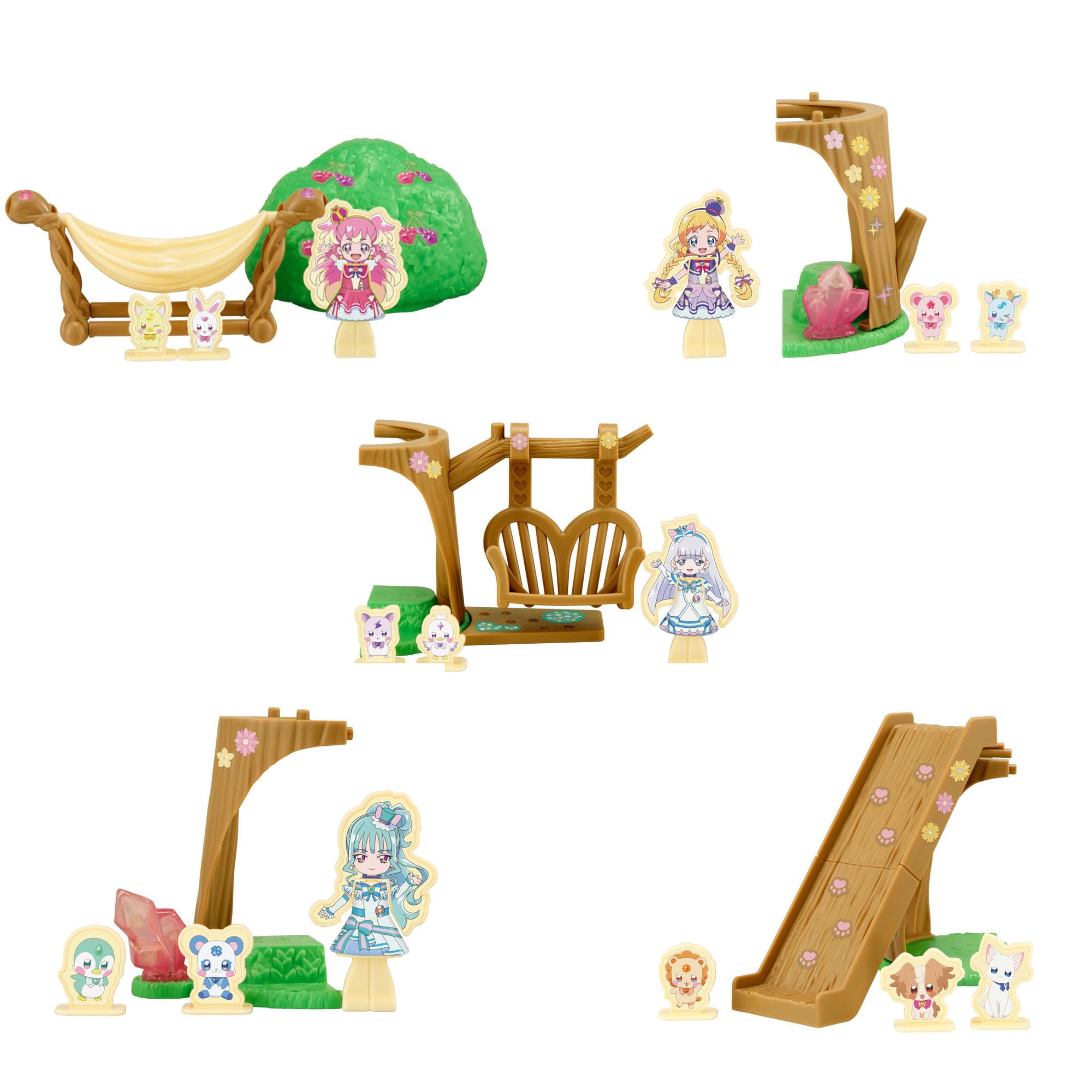 

Wandaful Nico Secret Base All 5 types sold as a PreCure! Garden s [Full set] Not box.