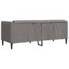 2 Seater Sofa in Taupe Fabric
