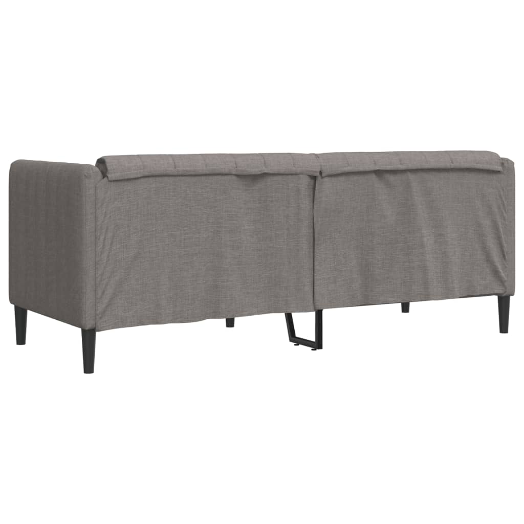 2 Seater Sofa in Taupe Fabric