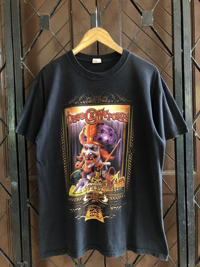 Insane Clown Posse Shaggy Black Short Sleeve Unisex Tshirt Reprint S5XL KH6421 L