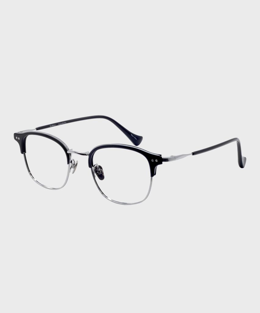 Deumeuaen A-Side 19 Titanium Browline Glasses