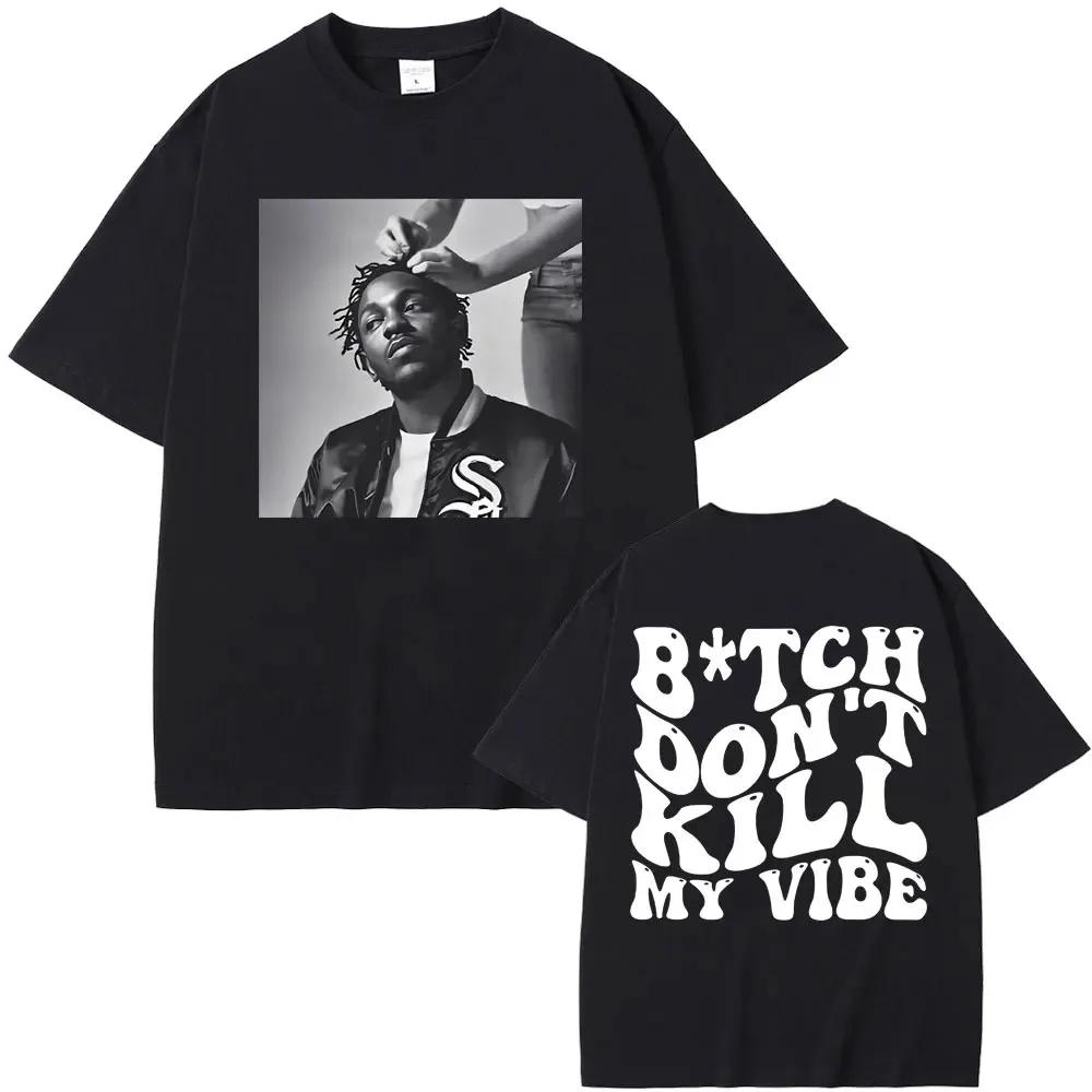 Rapper Kendrick Lamar Pimp A Butterfly Mr. Morale & The Big Steppers Album Graphic Print Tshirt Male Hip Hop Casual Tees
