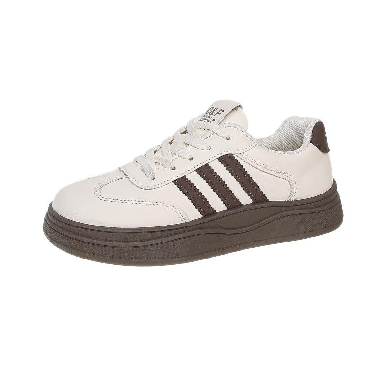 Spring Internet celebrities with the same breathable flat white shoes women's 2025 new popular autumn versatile niche women's shoes