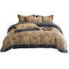 Thickened Milk Fleece Bedding Four-Piece Coral Fleece Fleece Quilt Cover