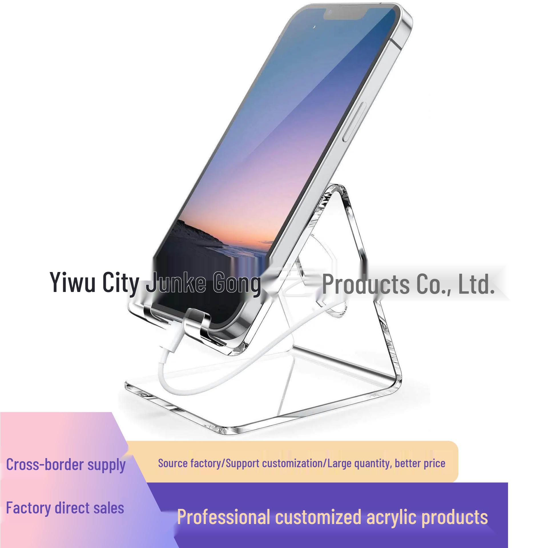 Transparent Acrylic Phone Stand - Office Holder прозрачный