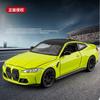 1:32 M4 Sports Car Model Toy Simulation Alloy Diecast Doors Opened Sound Light Shock Absorption Vehicle Models Ornaments Gift