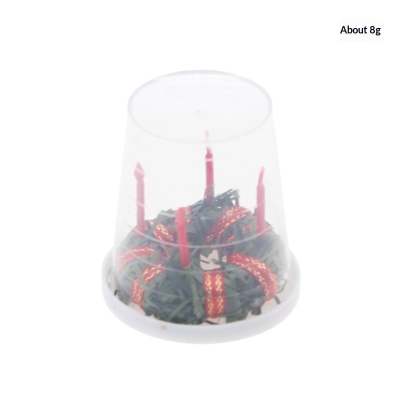 1:12 Miniature Dollhouse Christmas Scene Accessories Candle/Tree Diy Xmas Living Room Decor Micro Landscape Model