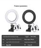 4" Aluminum Shell 5-Color Temperature Clip-On Beauty Ring Light for Video Conferencing and Live Broadcasts