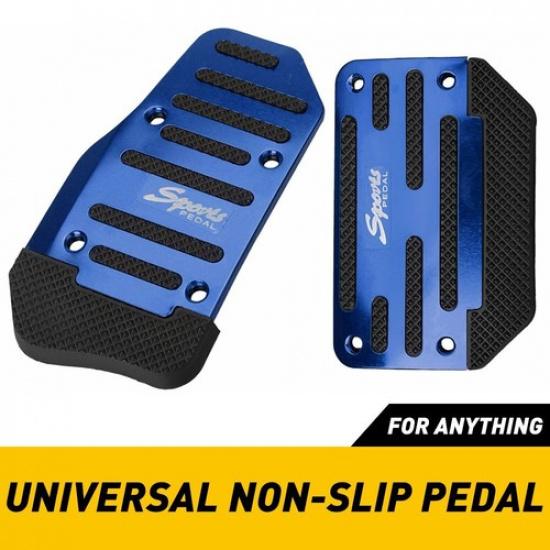 Blue Car Non-Slip Automatic Gas Brake Foot Pedal Pad Cover Accessories EOB
