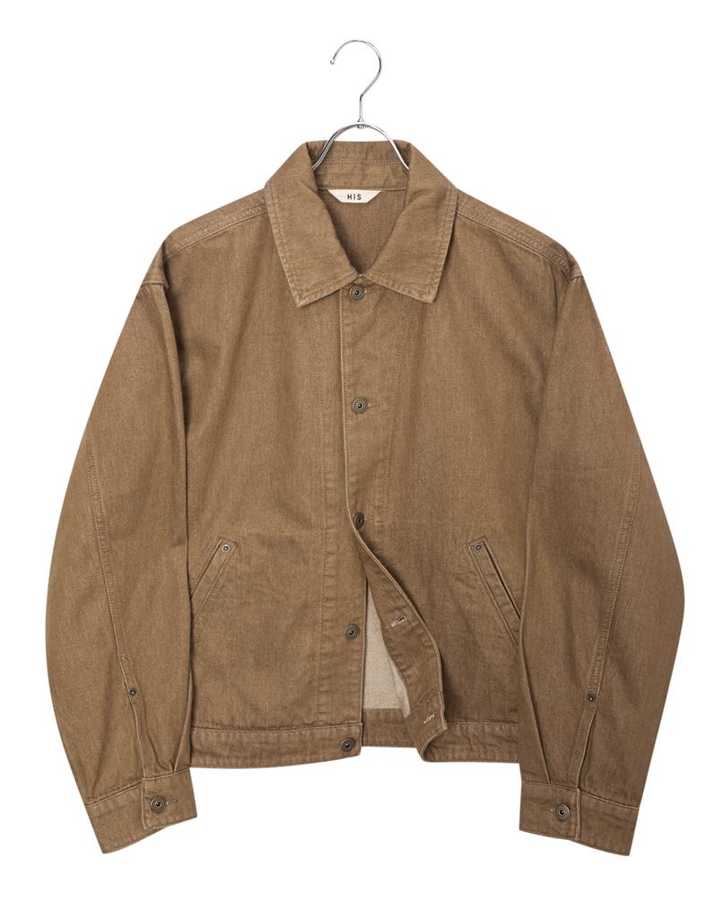 HAZZYS [His] Light Brown Denim Jacket