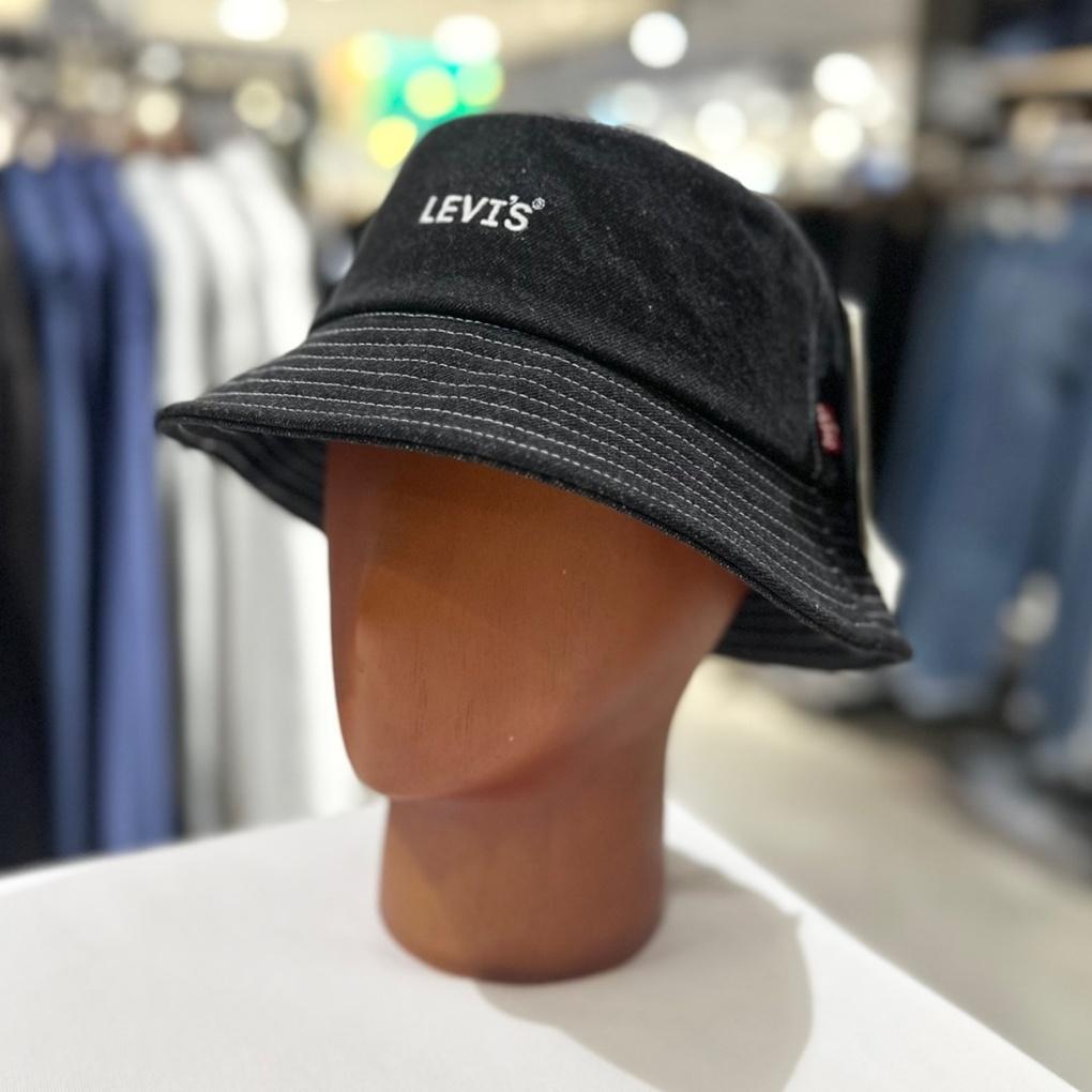 Unisex Embroidered Simple Logo Bucket Hat (2 Types, ONE SIZE) (L000AE009)