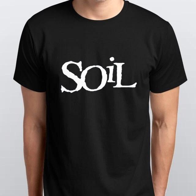 SOIL T-SHIRT sizes S M L XL XXL colours Black, White M