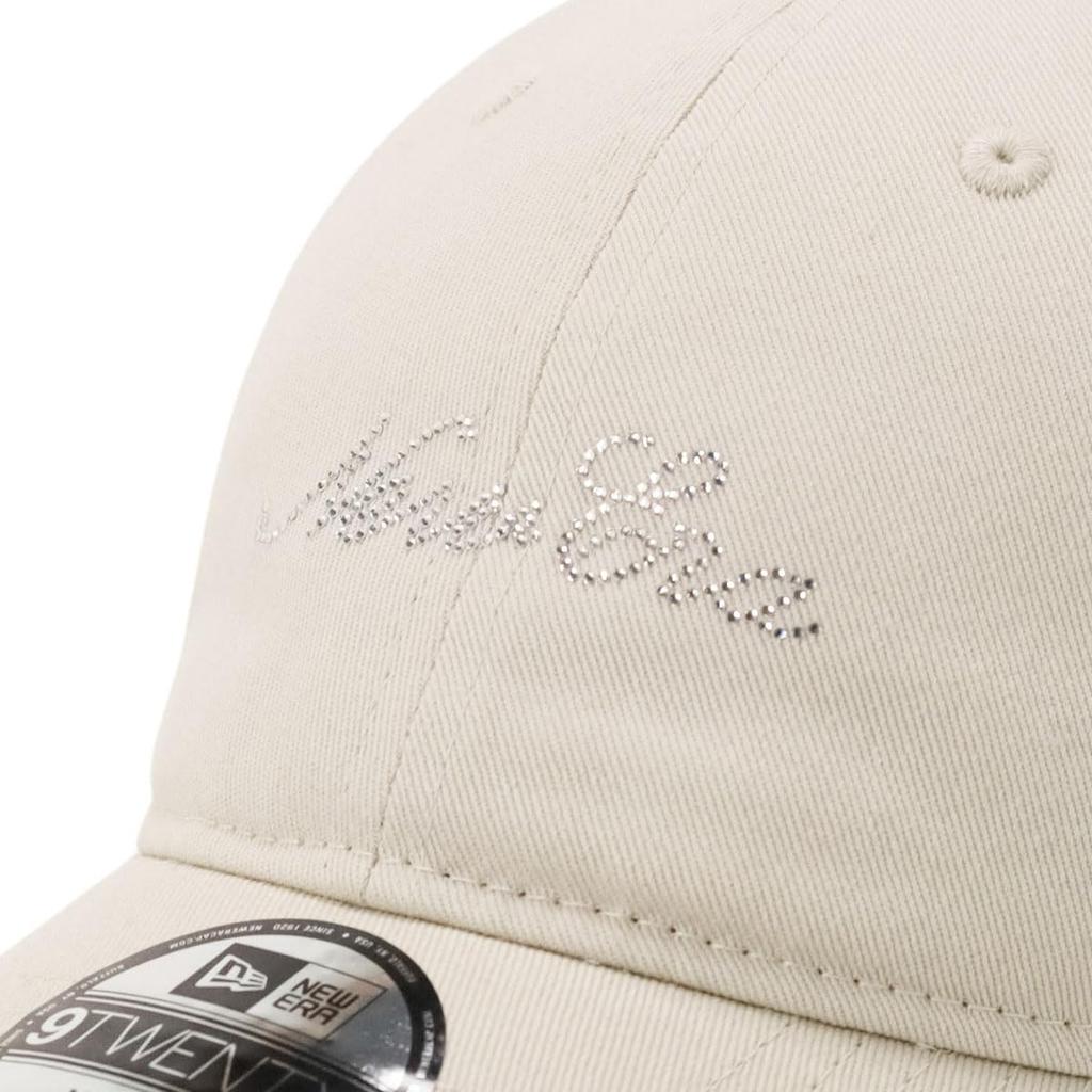 New Era Kids Cap Youth 9TWENTY Ribbon 14666055 NER35K9066 Ivory Ribbon Rhinestone ONSPOTZ Exclusive Girls Hat 9TWENTY 920 Stylish Street Brand