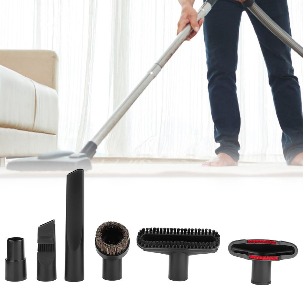 

6Pcs Set Vacuum Cleaner Attachment Suction Head Brush Kit Fit for 32mm to 35mm Inner Diameter