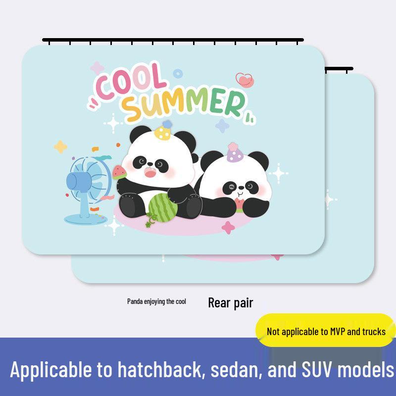 Car Window Sunshade: Sliding Rail Blackout Curtain for Baby Privacy and Sun Protection