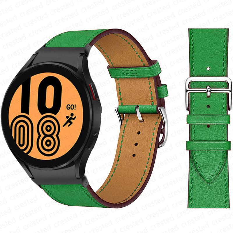 20mm Armband für Samsung Galaxy Watch 6 4 classic/5 Pro 44mm 40mm 47mm 43mm 45 Ohne Lücken Lederarmband Correa Galaxy Watch 6 Armband