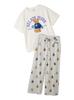 Gelato Pique Sporty Bear Print Long Pants Set [EC Exclusive] One-Point T-Shirt & All-Over (PWCT254358OWHTF)