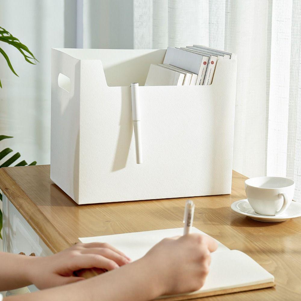 Paper Organizer File Organizer Box Large Capacity Document Holder Desktop Organizer Stationery