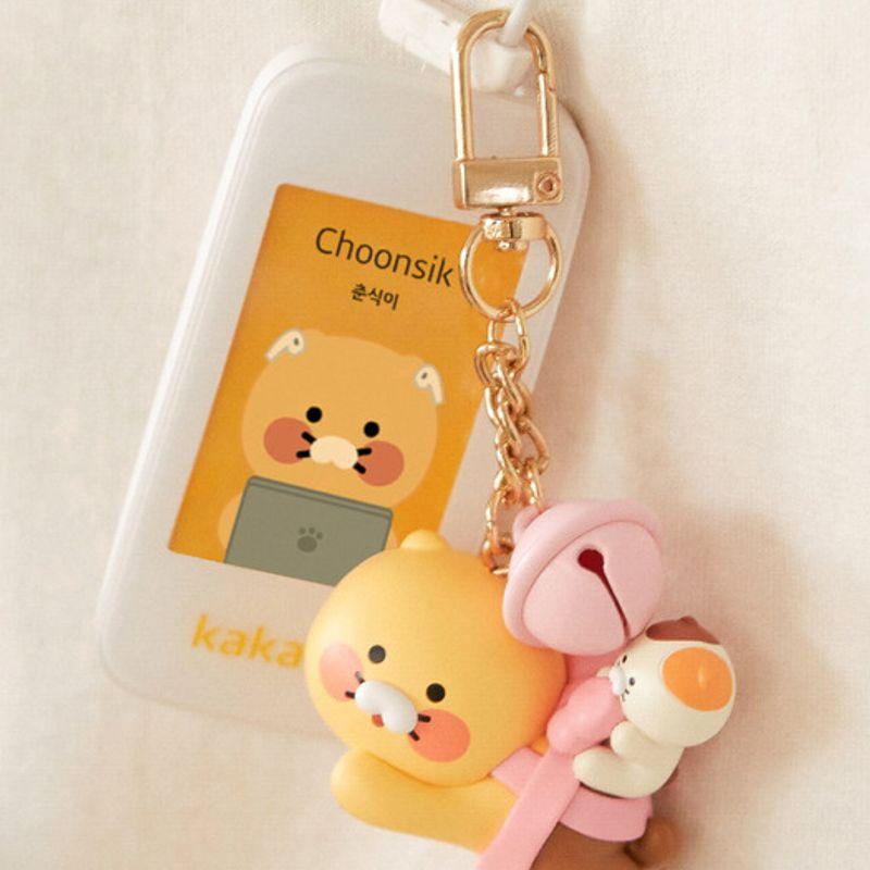 

KAKAO FRIENDS Chunshik is the best figure keychain ribbon_Chunshik single type