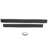 Trunk Door Trim Cover Wear‑resistant Non‑slip Pratical Rear Bumper Guard Strip Flexible for Car Repair Car Accessory