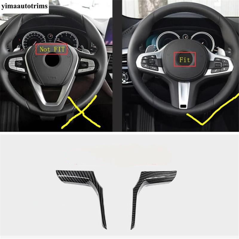 Steering Wheel/ Head Lamp / Gear Shift Panel / Dashboard Frame Cover Trim Accessories For BMW 5 Series G30 525i 530i 2017 -