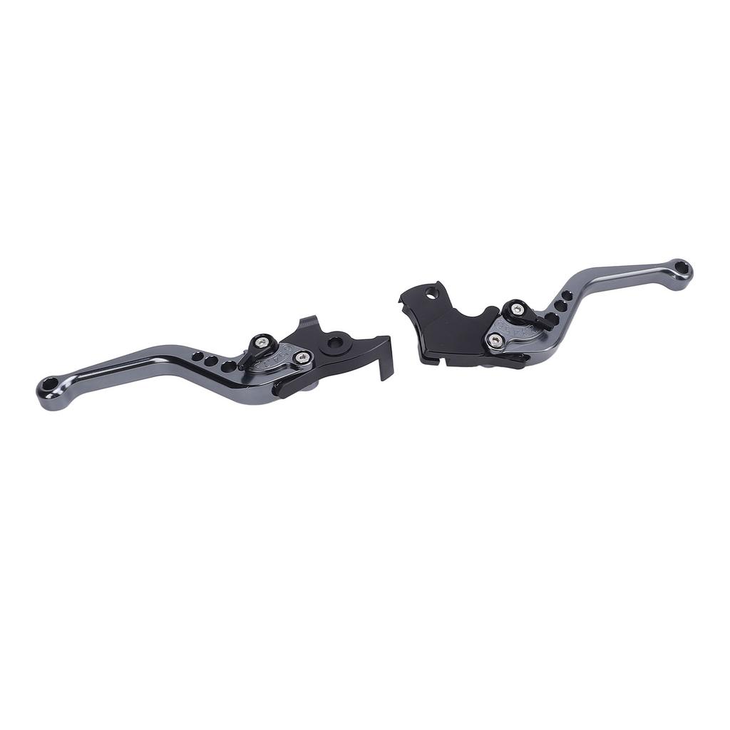 Pair of Motorcycle Short Brake Clutch Levers Adjustable Aluminium Alloy Replacement For Scrambler 400X 2023 2025 Ti