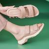 Fashion 2025 Summer Shoes Women Sandals Summer Holiday Fashion Brand Flat Ladies Sandals Non-slip Black Pink Plus Size 41 D435