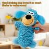Cartoon Pet Shake Sound Toy Creative Pet Chew Plush Toy Pet Supplies Cleaning Tooth Chew Toy  Gift