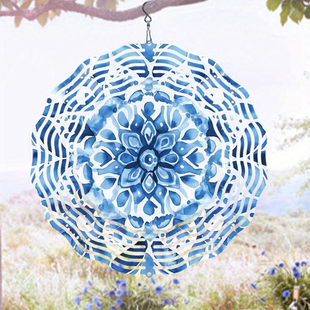 Colorful Dragonfly 2D Wind Spinner Metal Outdoor Decor for Garden Patio Yard Vibrant Wind Chime Thanksgiving Christmas Holiday Decoration