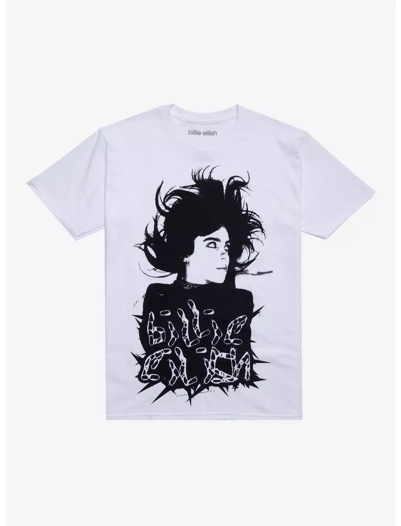 Billie Eilish Tshirt Oversized New Hot Selling Men Womens Cotton Tshirt Y2K Street Wear Casual Fashionable Tshirt