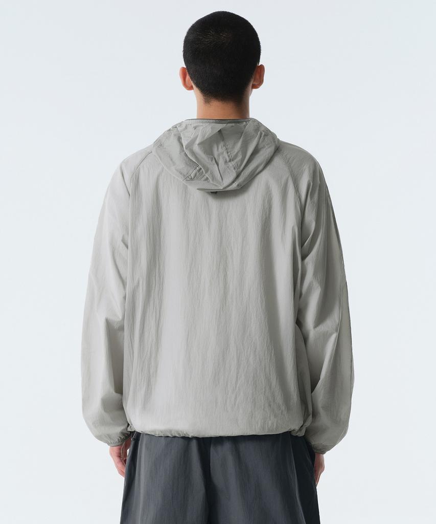 Musinsa Standard [City Leisure] Lightweight Packable Windbreaker Jacket 2 [Light Grey]