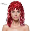 Easy-to-Use Wig Foil Tinsel Wigs for Adults Fancy Dress Party Shiny Metallic Masquerade Disco Hat Photo Booth Prop Cosplay Supplies Memorable Moments