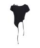 LALAFOX Shoulder Cut-Out T-Shirt Black Bq2Ch016