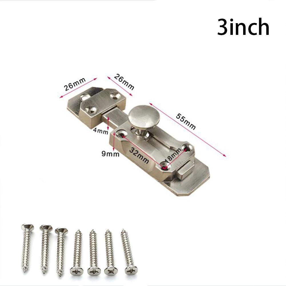 3/4inch Door Latch Lock Slide Bolt Latch Sliding Door Window Bolt Security Hardware For Gate Safety Toilet Door Lock Buckles