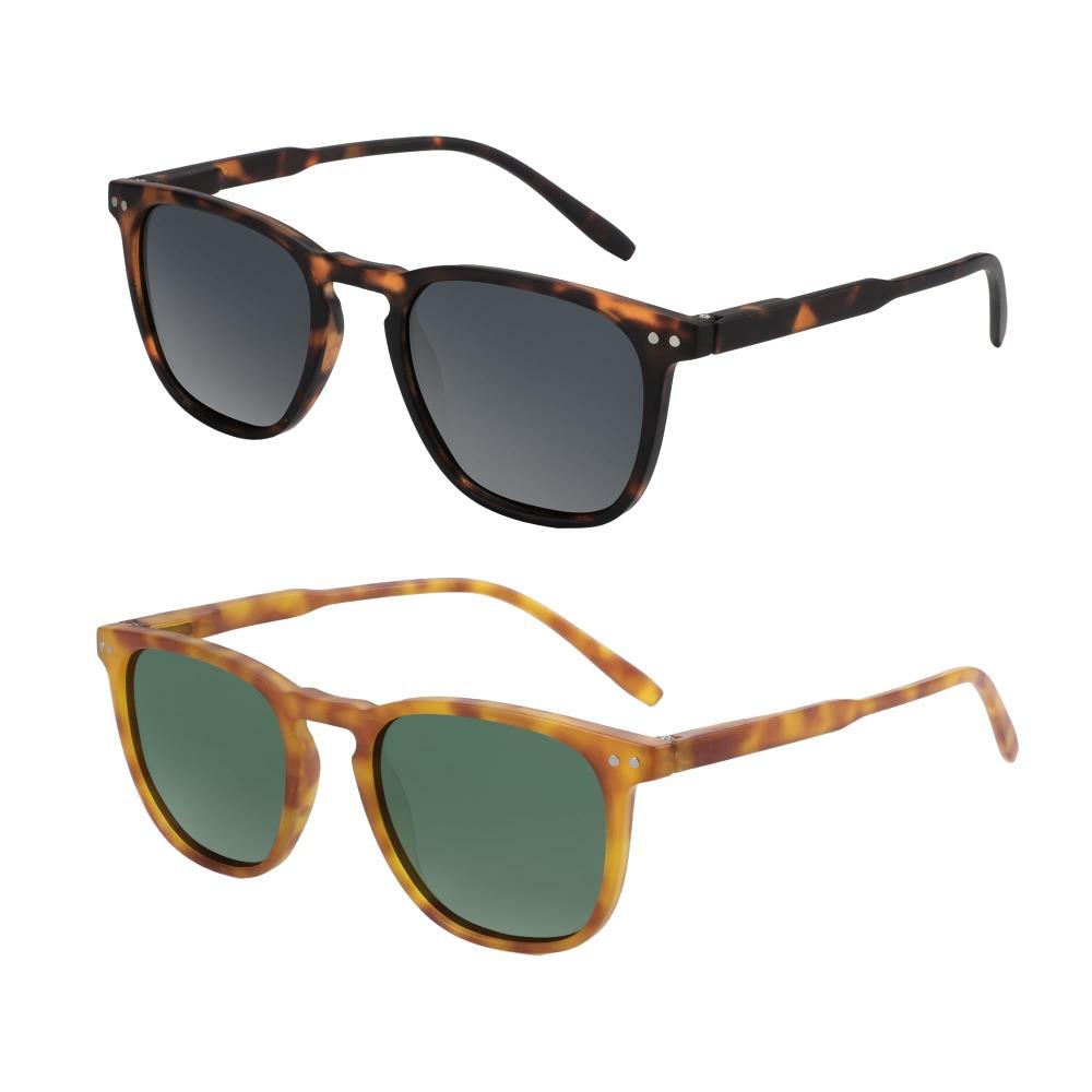 ZENOTTIC Retro Kleine Runde/Eckige Polarisierte Sonnenbrille Vintage Leichter Rahmen für Herren Damen Mode Shade