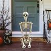 90x24cm Skeleton Halloween Prop Haunted House Hanging Props Halloween Movable Skeleton Halloween Ornament Toys