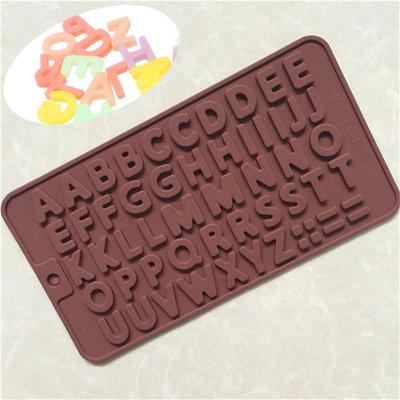 DIY Silicone Mold Multifunction Chocolate Cake Decorations Alphabet Mould Baking Chocolate Craft Sugarcraft