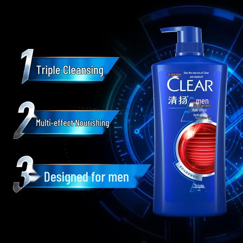Clear Men Anti-Dandruff Hydrating Shampoo 650ml