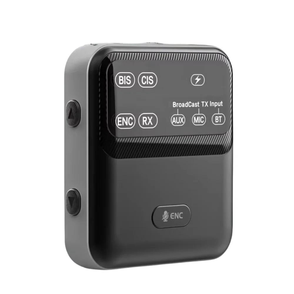 

Аудіоприймач-передавач Bluetooth 5.4 LC3 Один до багатьох Роз єм 3,5 мм Адаптер Bluetooth Auracast LE Audio для церкви, екскурсовода