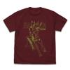 [Official] COSPA EVANGELION Evangelion Unit 2 Alpha T-Shirt, Burgundy, Size Small