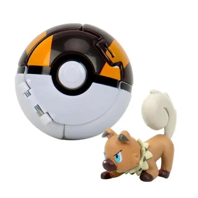 Pokemon Elfball Figur Pikachu Glurak Turtok Mewtu Pocket Monster Variante Pokeball Verformbare Spielzeuge Actionmodell Geschenk