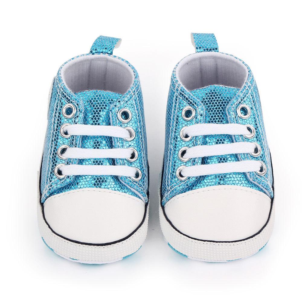 0-18M Fashion Newborn Baby Shoes Boy Girl Classical Sport Soft Sole First Walker Casual Sneakers White Baptism Shoes