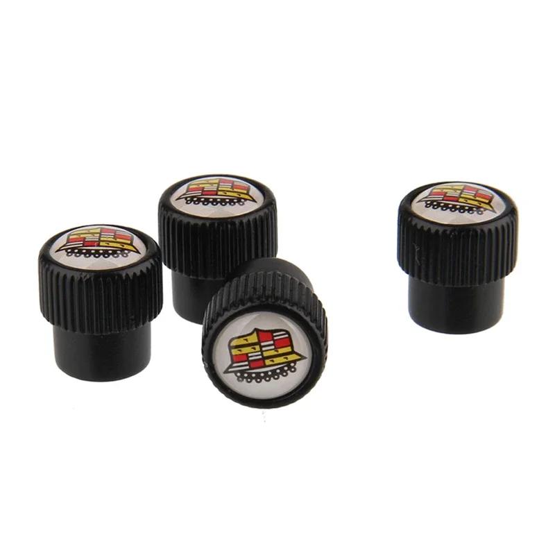 3D Car Valve Caps For Cadillac Escalade ATS BLS CTS CT4 CT5 CT6 EXT STS SLS SLR SRX XLR Wheel Stem Caps Valve Air Cover Styling