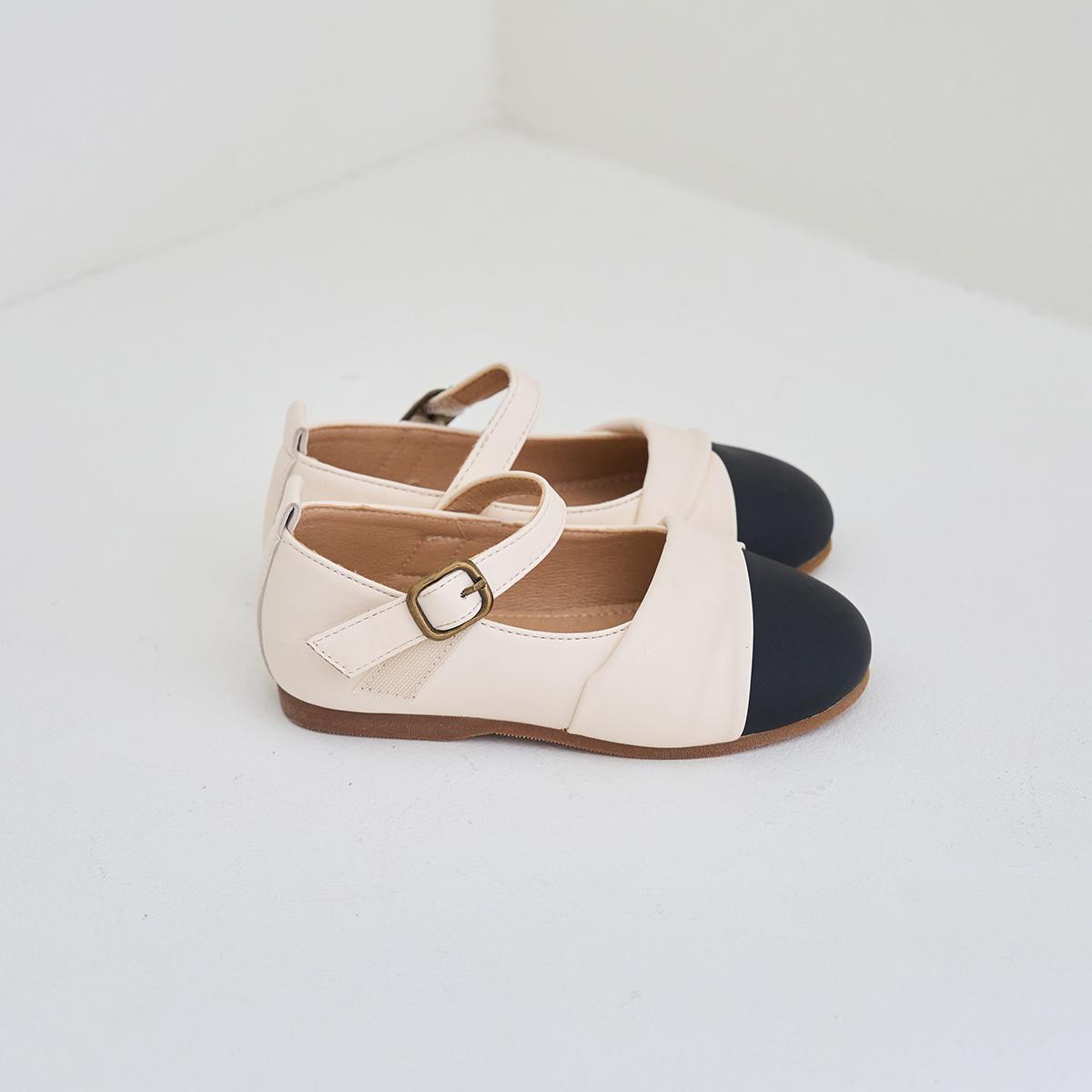 

[BABYZZAM] Girls Bebielle Flat Ivory, A134, 7000026529, Popular Korean Shoes 190