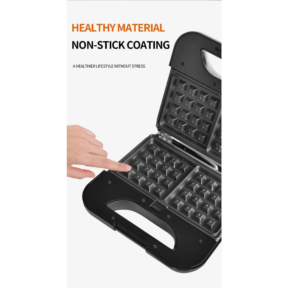 Non-Stick Pan Pancake Sandwich Donut Barbecue Home Multi-Functional Seven-In-One Waffle Machine