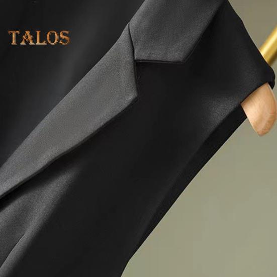 Women Suit Waistcoat Single Button Closure V Neck Lapel Sleeveless Cardigan Mid Length Solid Color Formal Business OL Commute Coat